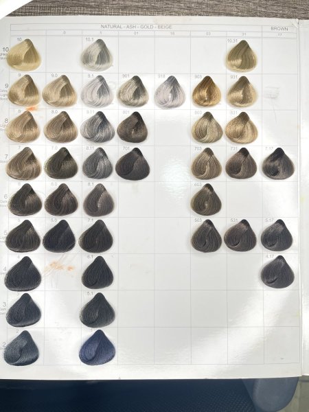 عرض بكج خاص بالصبغات الشعر